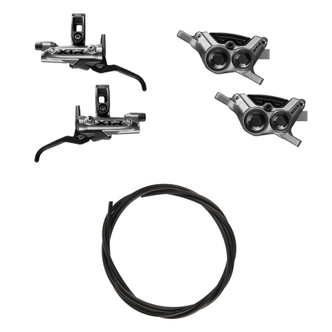 SHIMANO XTR Brake (Upgrade kit) BRM9220JTBLM9220UPG Left / front, Right / rear Metal with fin Without adapter 1000 (black), 1700 (black)